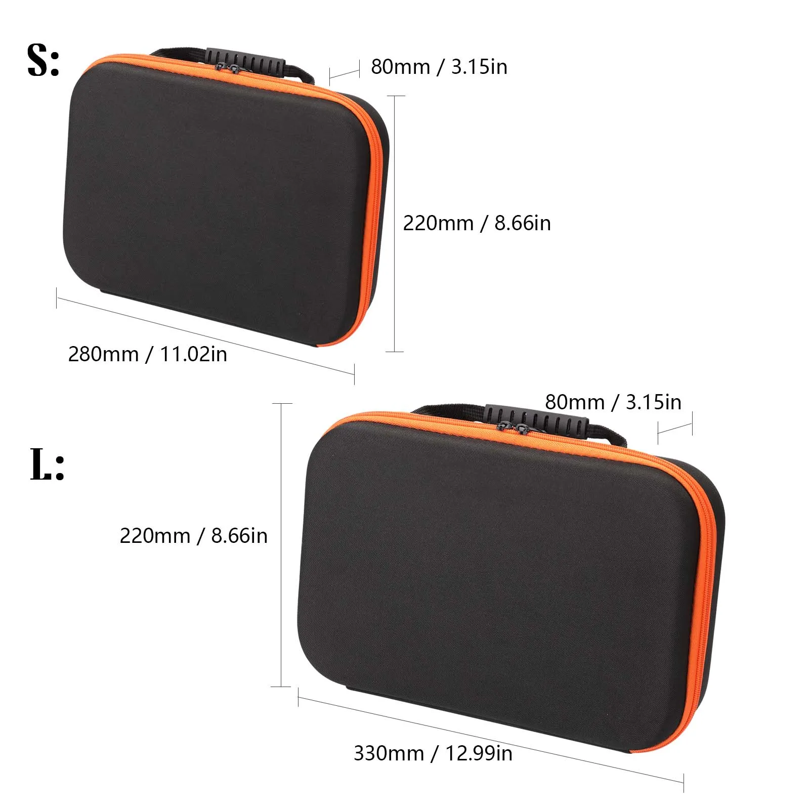 Portable Oxford Cloth EVA Tool Box Waterproof Shockproof Large Capacity Tools Bag for Electric Drill Hardware