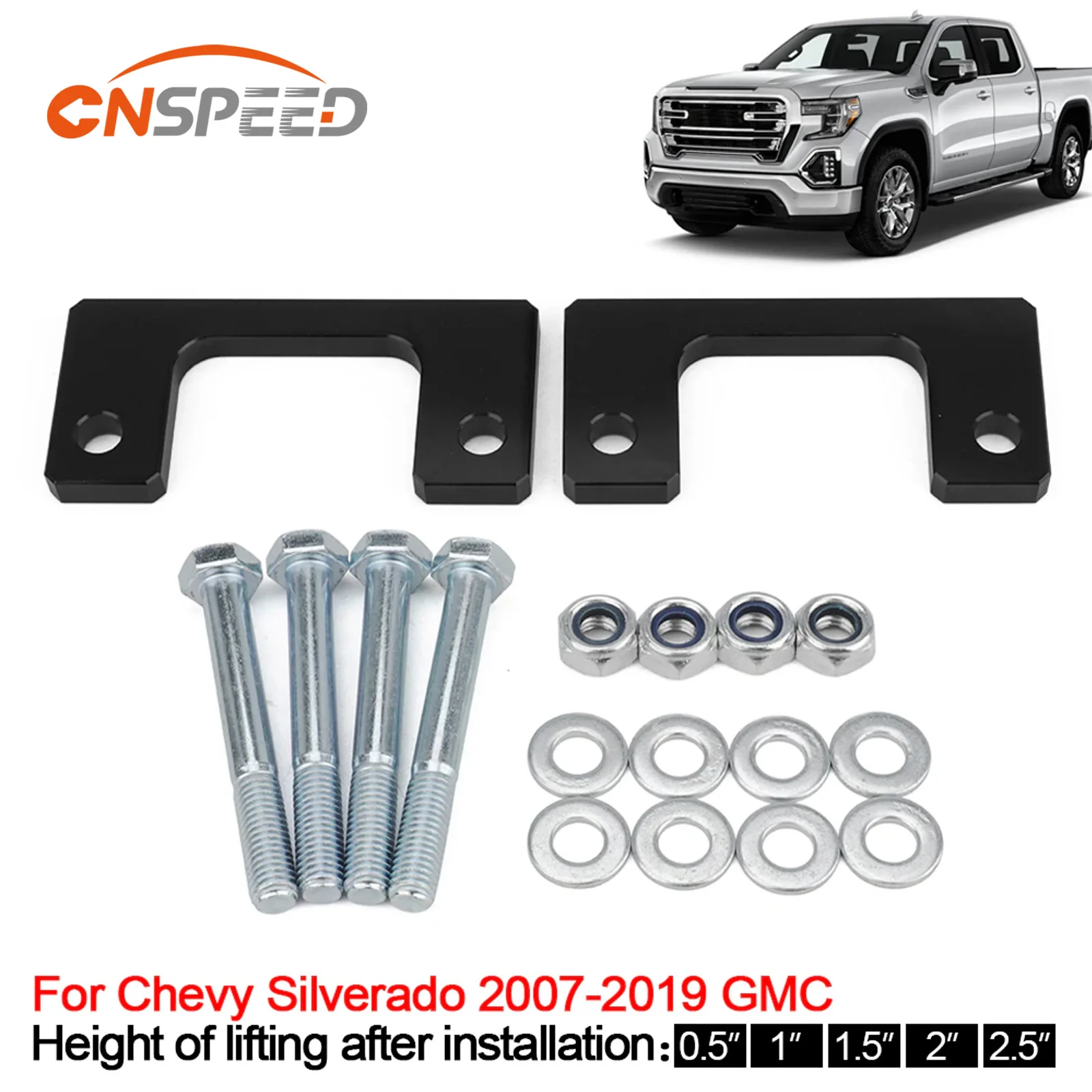 For Chevy Silverado 2007-2017 GMC Sierra GM 1500 Racing  Front Leveling Lift Kit 0.5inch-2.5inch