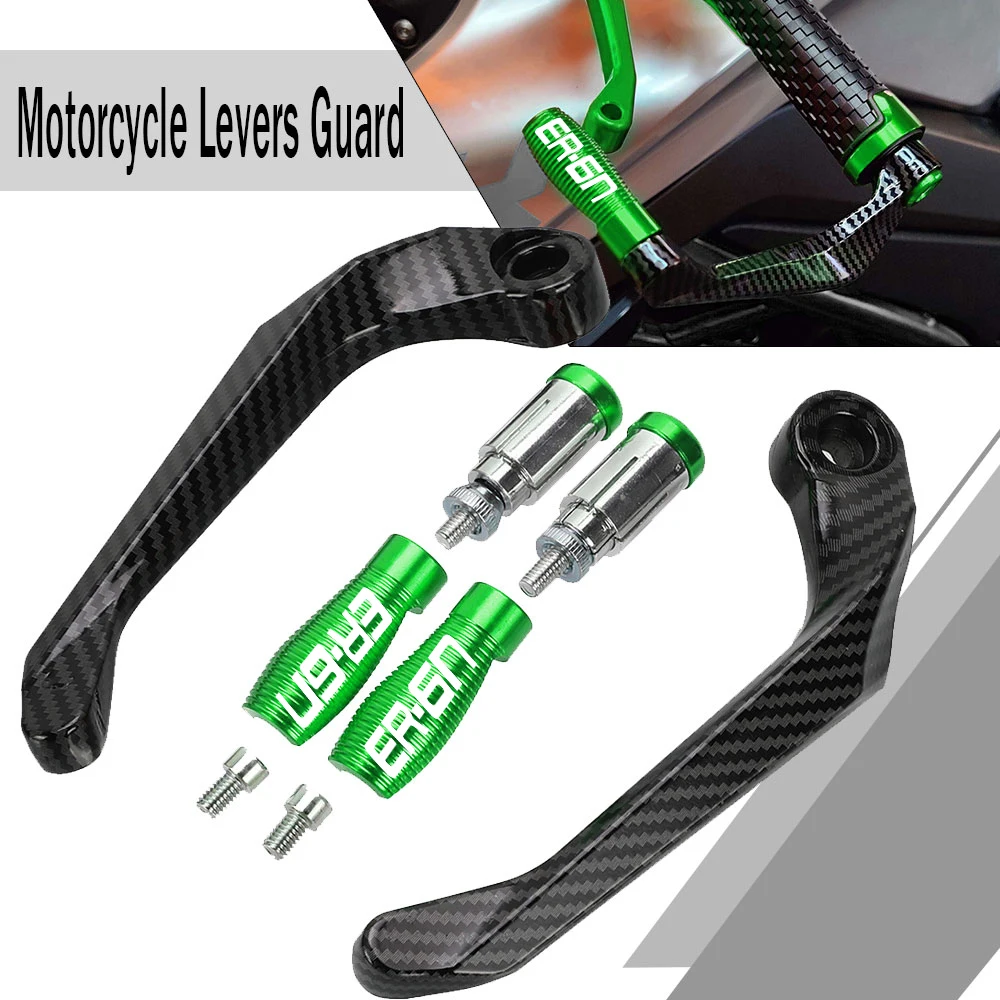 

For Kawasaki ER6N 2006-2016 2007 2008 2009 2010 ER-6N Motocycle Handlebar Handle Bar Ends Brake Clutch Levers Guard Protector