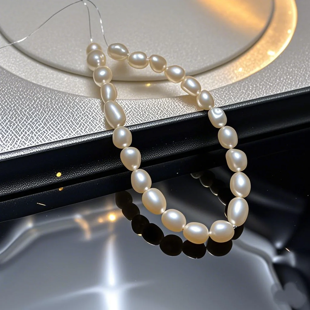 AAA18cm Flawless Clean Natural Freshwater Rice Pearl Isolated Rare Bead Women Gift Jewelry MakeDIY Necklace Bracelet Accessories