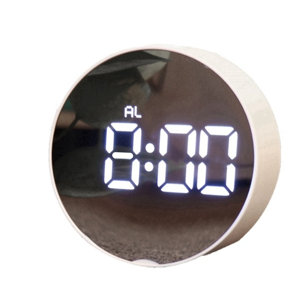 Lagre LED Display Digital Alarm Clock Electronic Desktop Clocks USB/AAA Powered 12/24Hr Switchable Home Table Decor