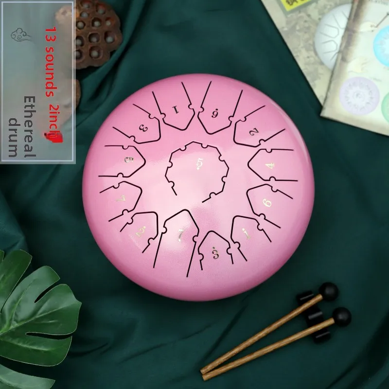 Factory Direct Sales Ethereal Drum 12 Inch 13/11 Sound Steel Tongue Drum Worry-free Drum Beginner Percussion Instrument