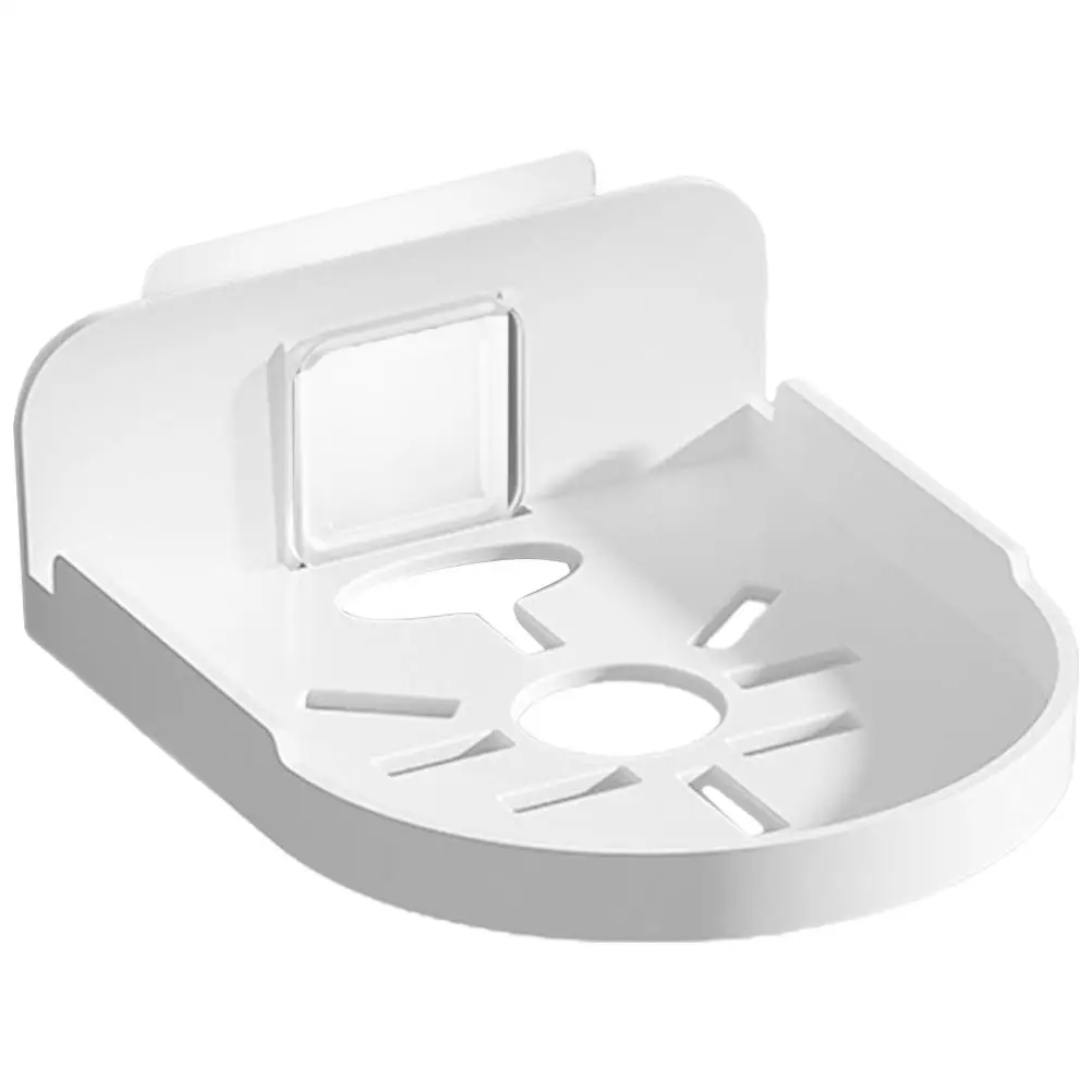 

Shelf Wall Mount Holder for Camera Speaker Small Security Baby Bracket Plastic Storage Solution Punching Free Stable Support