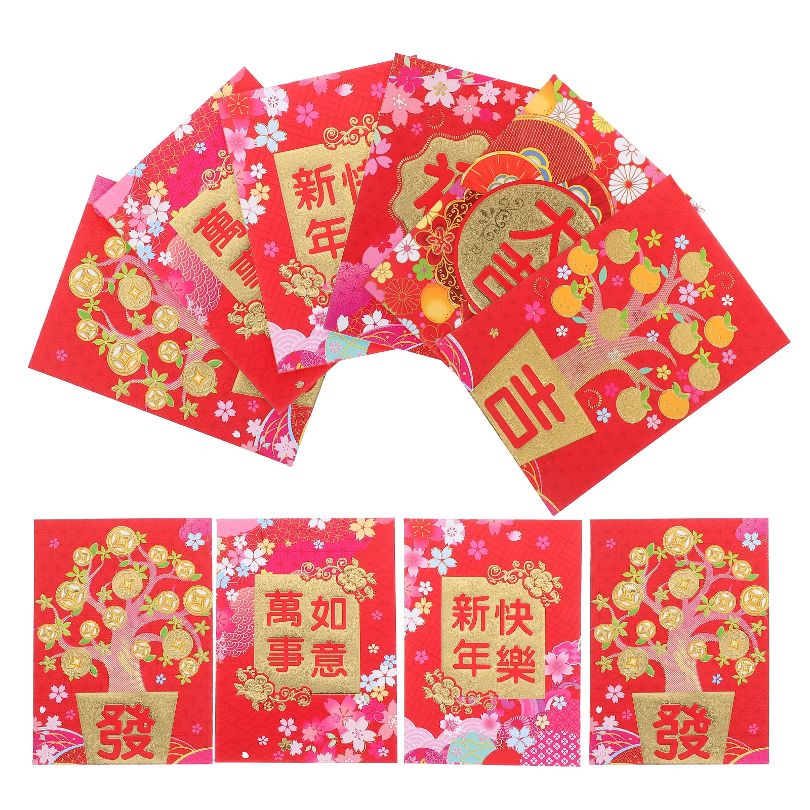 

60pcs Cartoon Snake Zodiac Red Envelopes Decorative Packets for Chinese New Year Spring Festival Cash Lucky Money Envelopes