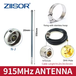 Outdoor LoRa Antenna 915 MHz for US Meshtastic 915MHz 923MHz Hotspot Antennas for Lorawan Long Range SMA Male with 3D-FB Cable