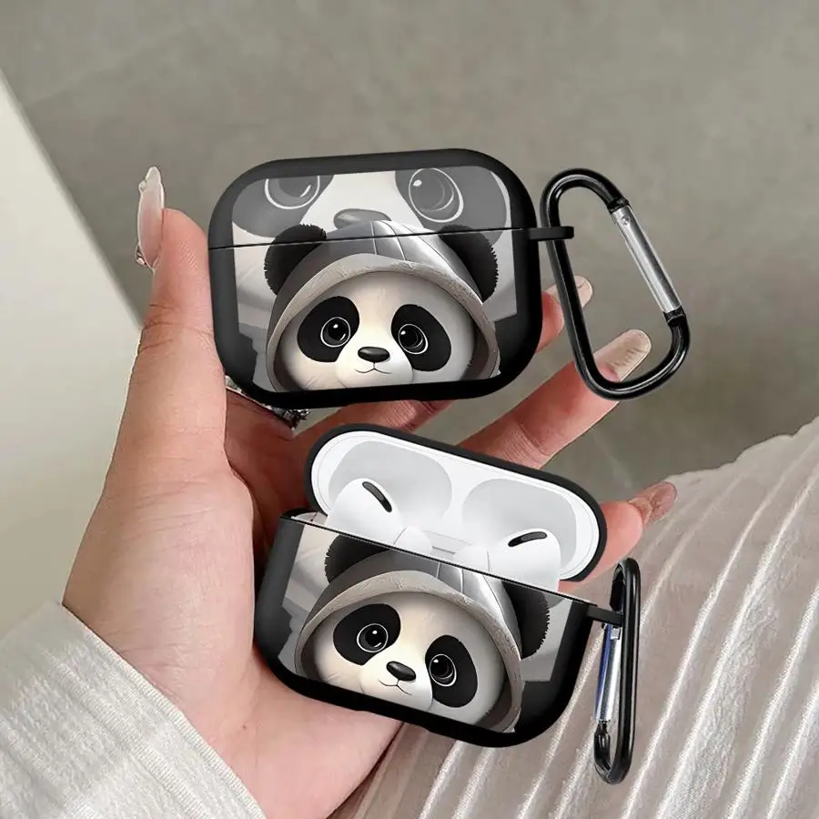 

Cute Panda Case For Airpods Pro3 3 Pro Pro2 4 1 2 Earphone Cases Cover