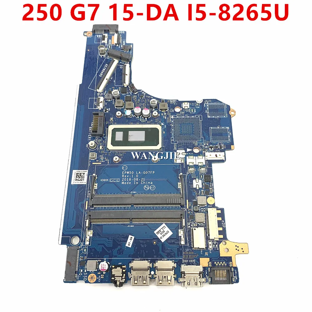 

For HP 15-DA1001CY 15-DA Laptop Motherboard L35245-001 UMA i5-8265U LA-G07FP 100% Fully Tested