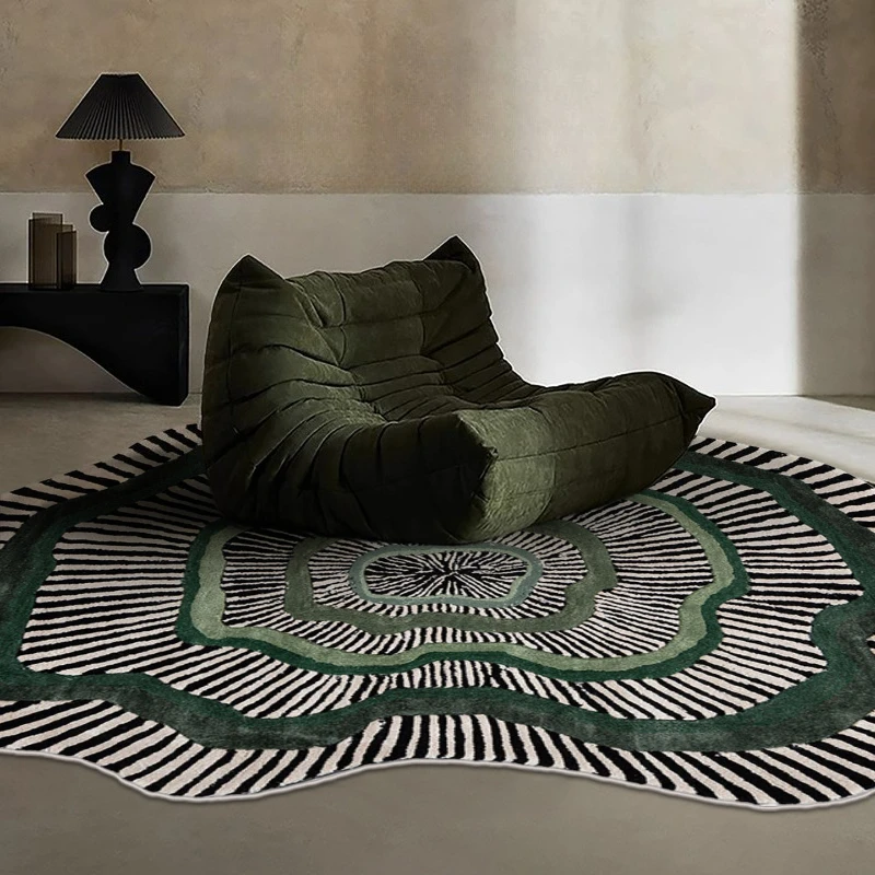 Irregular Shape Carpets for Living Room Large Area Bedroom Decor Washable Carpet Thicken Plush Lounge Rug Fluffy Soft Floor Mat