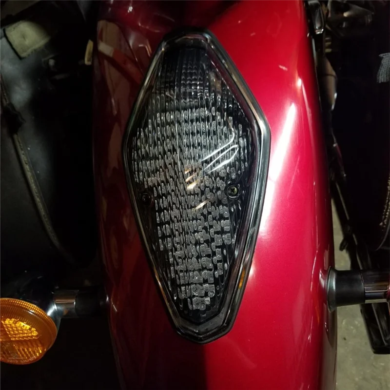 

Dependable-Motorcycle Integrated Taillight LED Brake Tail Light For VTX 1300 Retro 2002-2008 VTX 1800 Retro / 1800T 2002-2008