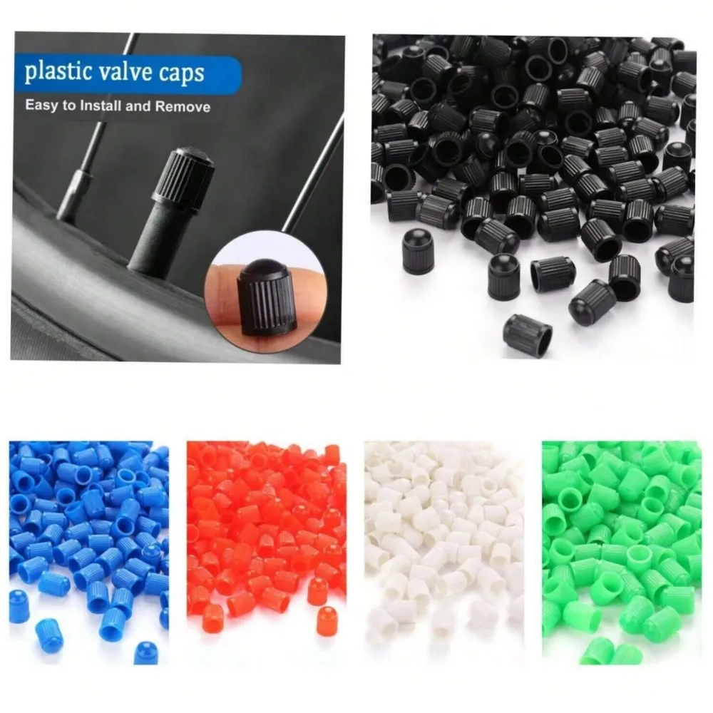 20PCS Tyre Valve Dust Caps Car Bike Motorcycle Plastic Valve Cap NEW