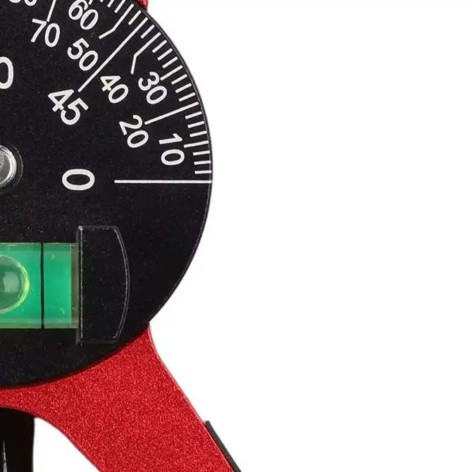 Adjustable Pipe Center Finder With Bubble Protractor And Magnet For 1.5 To 6 Inch Pipe Alignment Welding Tool Red Black