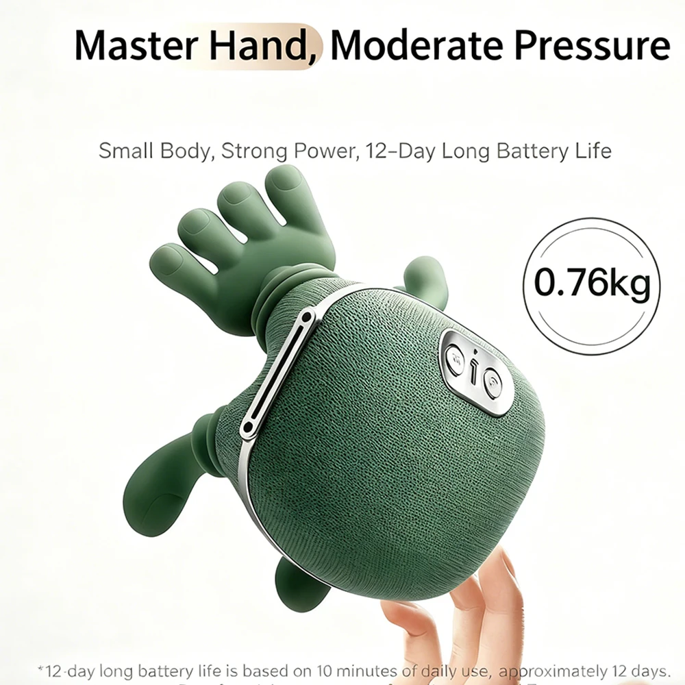 

Neck Shoulder Massager Cervical Massage Device Trapezius Muscle Neck Pain Relief Electric Pillow for Stress Relief And Relaxatio