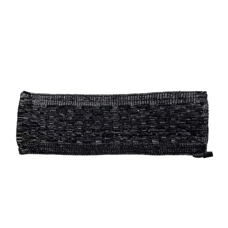 Kopfhörer-Kopfbandabdeckung für ATH MSR7 M50X, schwarze Strickhülle mit Reißverschlüssen E74A – Detail 1