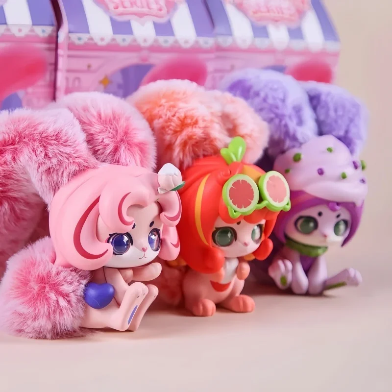

Cup Rabbits Fruit Bullet Series Mysterious Blind Box Kawaii Handmade Doll Trendy Collection Toy Valentine Day Gift For Girls