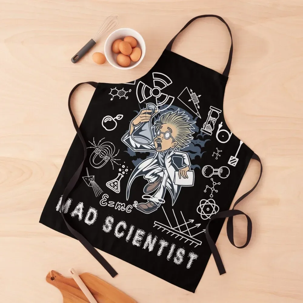 Mad Scientist Apron work ladies Art Apron