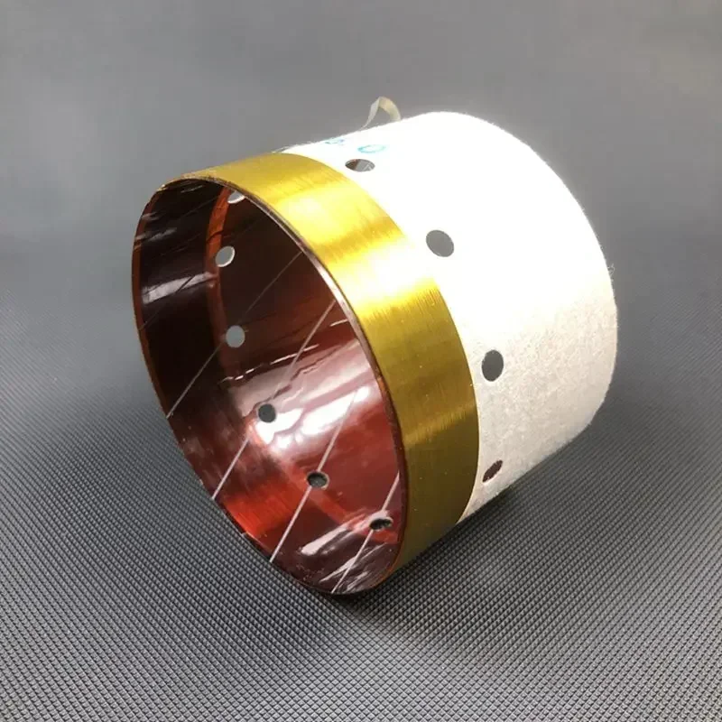 

1 шт., 76 мм, стекловолокно/KSV, плоский провод из чистого алюминия, басовая звуковая катушка, мощный динамик с 76-ядерной катушкой