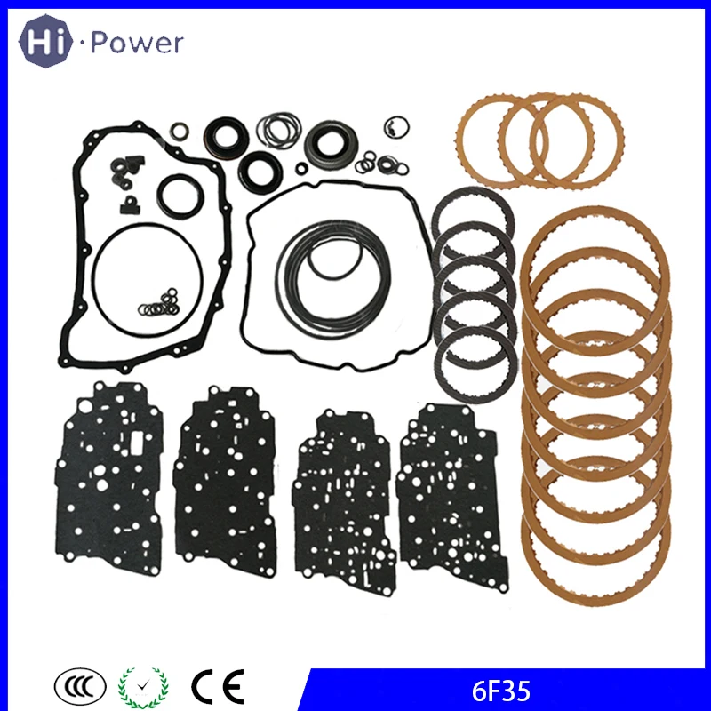 

6F35 Auto Transmission Clutch Overhaul Kit Friction Plate For FORD MAZDA MERCURY Car Gearbox Oil Seals Disc Repair Kit