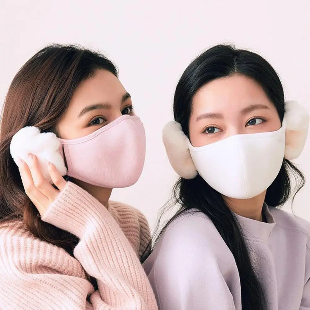 New Winter Warm Cold-proof Earmuffs Fashion Cloud Warm Mask Windproof Female Mask Cycling Ear Warmer