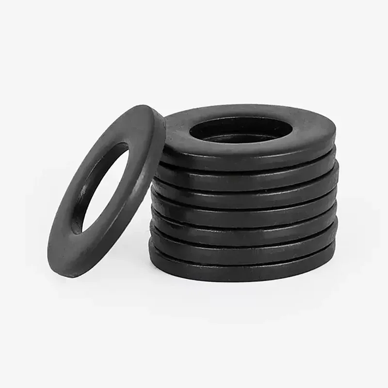 Corrosion Resistant Black 304 Stainless Steel Thin Flat Washer Precision Made for Electronics and Instruments