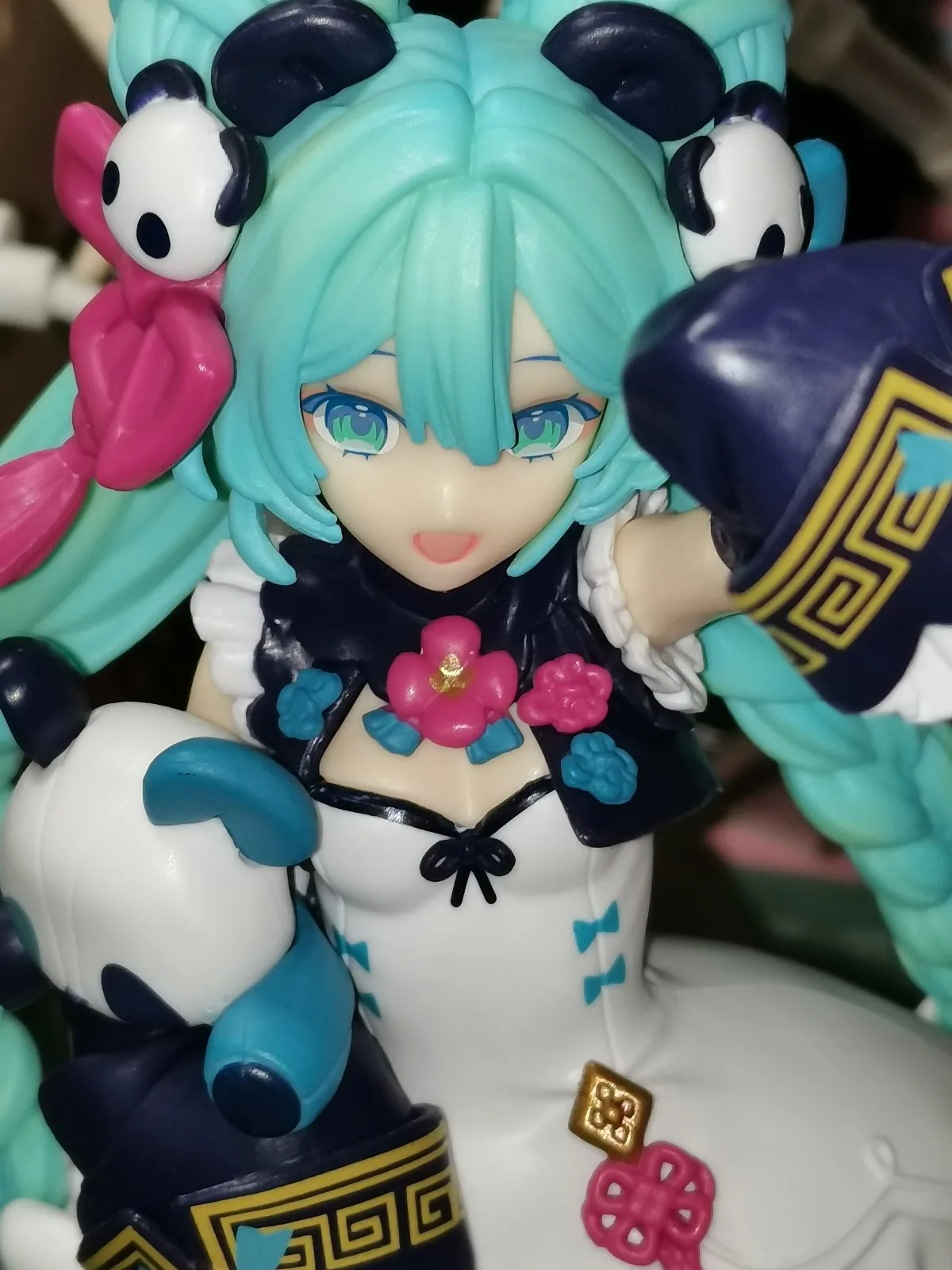 アニメ初音ミクPVCアクションフィギュア,パンダモデル,ナショナルスタイル,ギフトコレクション,18cm