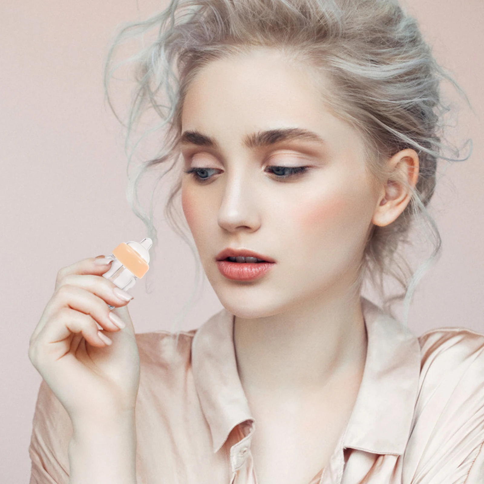 

10Pcs Lip Oil Bottles Feeding Bottle Design Transparent Leak Proof Lightweight Portable DIY Containers for Lip Gloss