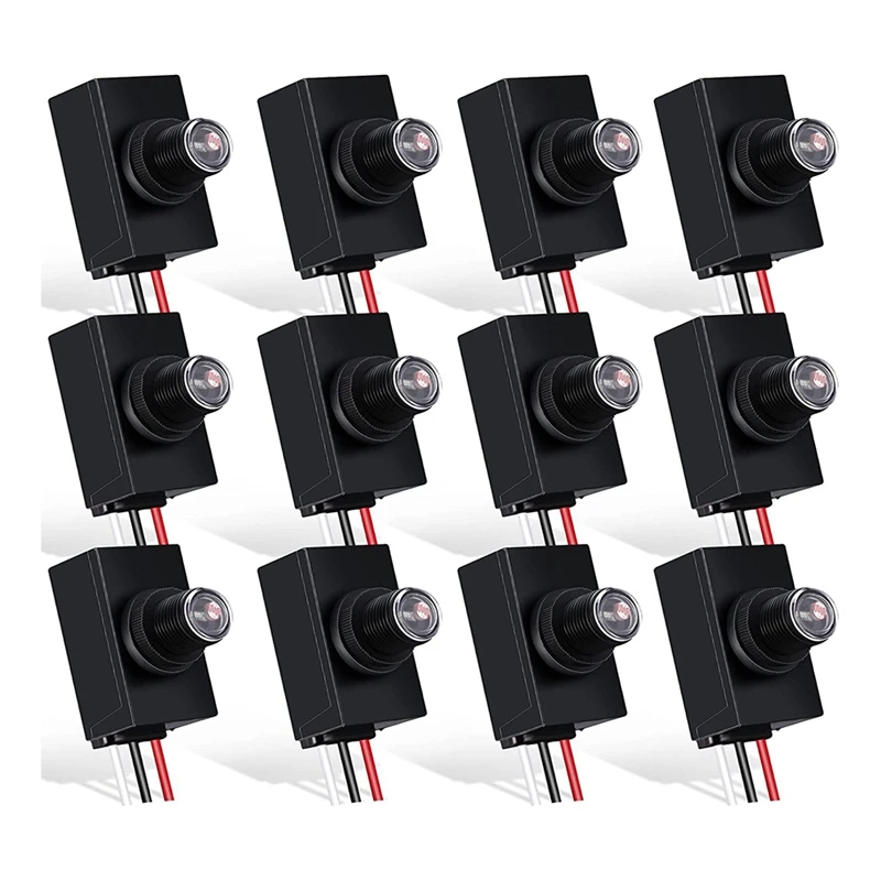 

Hot 12 Packs Dusk To Dawn Sensor For Outdoor Lighting 120V Photoelectric Switch Photocell Light Sensor For Outdoor Bulbs