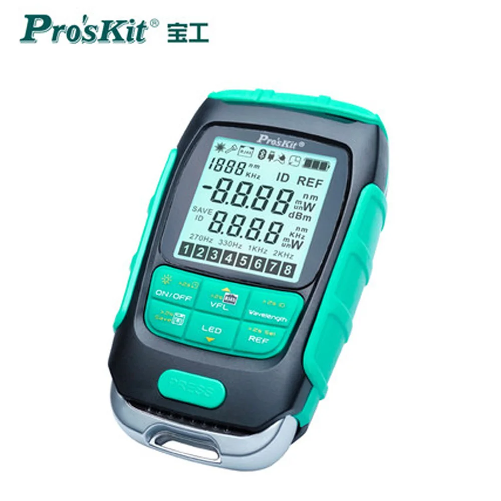 Imagem -06 - Proskskit Mt7615 7616 Medidor de Potência de Alta Precisão In1 Multifunction Fibra Rede Desconexão Cabo Lan Falha Visual Teste