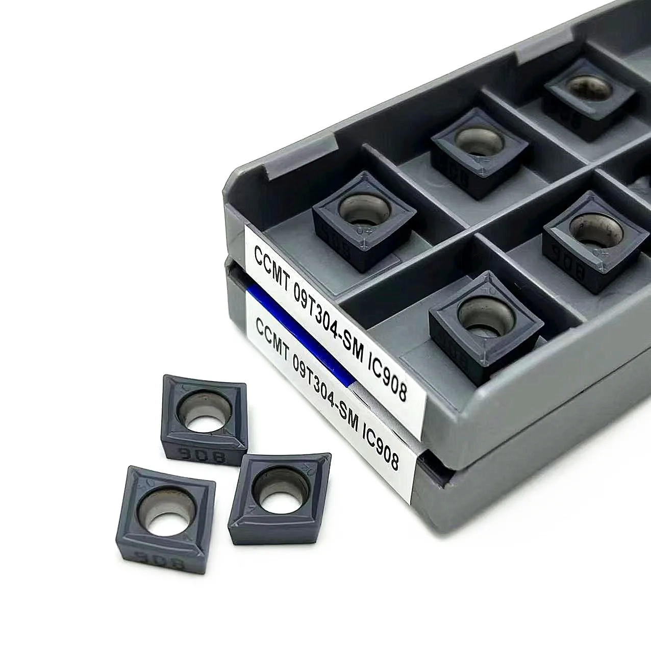 10 шт., внутренняя фреза CCMT09T304 SM IC907 IC908, детали токарного станка, режущий инструмент, токарный станок с ЧПУ, Tokarnyy CCMT