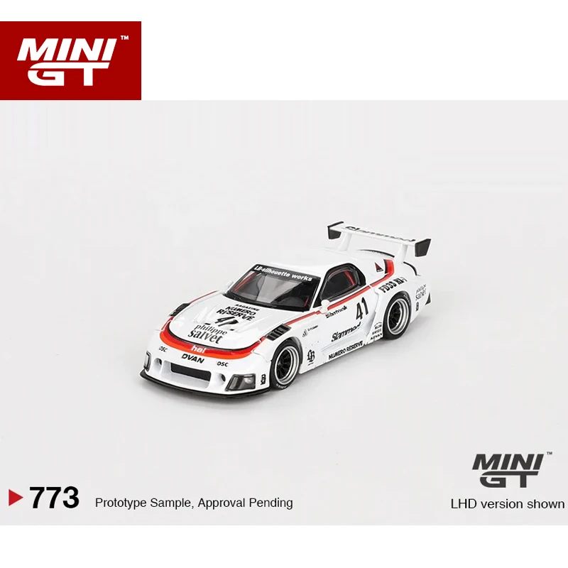 MINIGT 1:64 RX7 LB-Super Silhouette #41 Numero Reserve MGT alloy car model 773