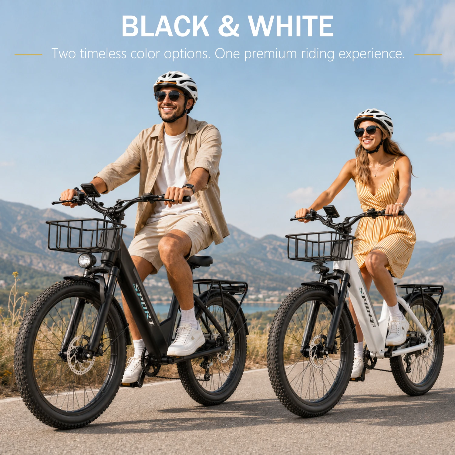 ASKGO Electric Bike for Adults, 1500W Peak Motor, 26" Tire Mountain Ebike with Basket, 48V 10AH Battery, 25MPH Max Speed, 50 Miles Range, Dual Disc Brakes, 7 Speed Gearshift, UL2849 Certified image 8