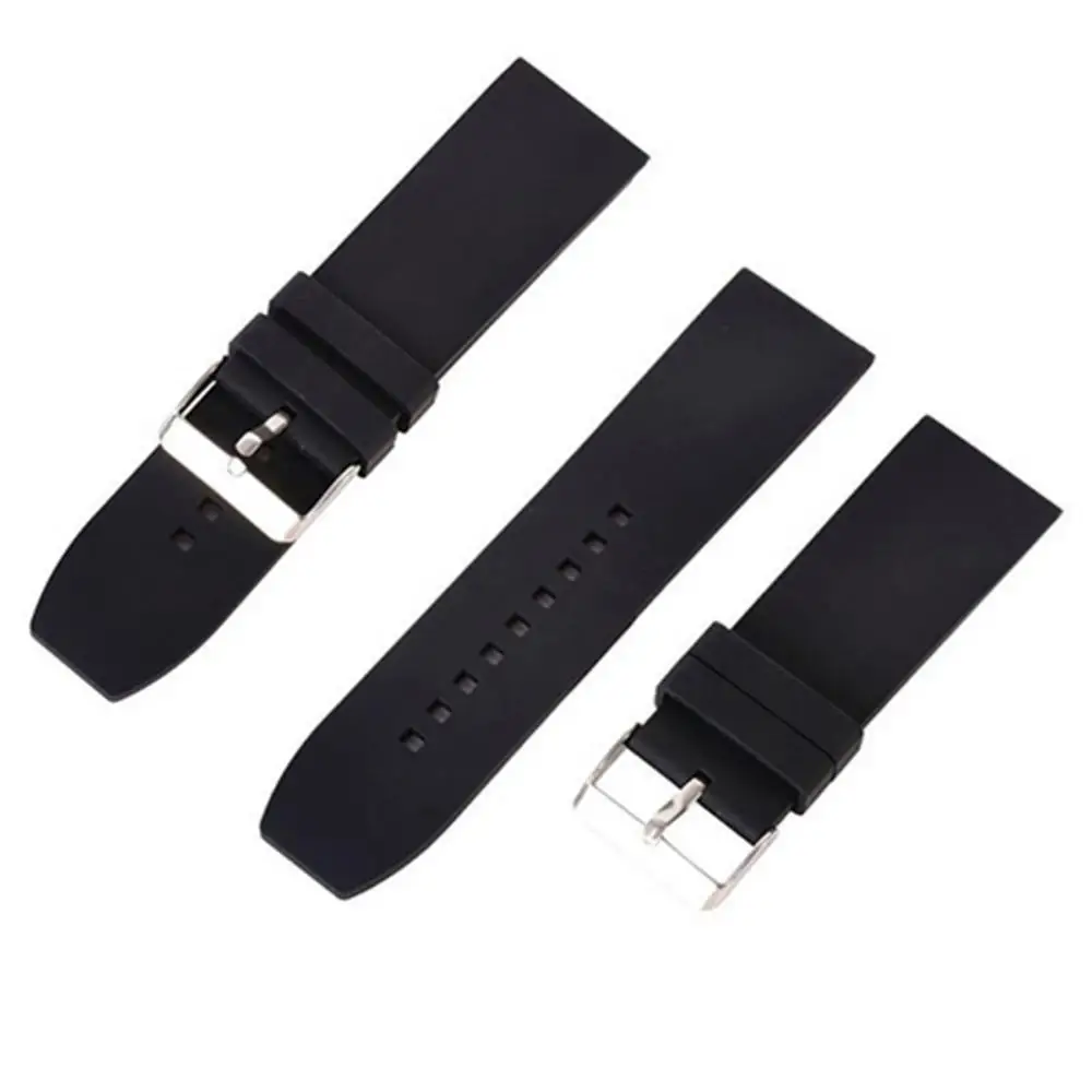 16mm-28mm Waterproof Silicone Buckle Watch Strap Women Men Students Watch Band Quartz Watch Smart Watch Watchband Bracelet Belt