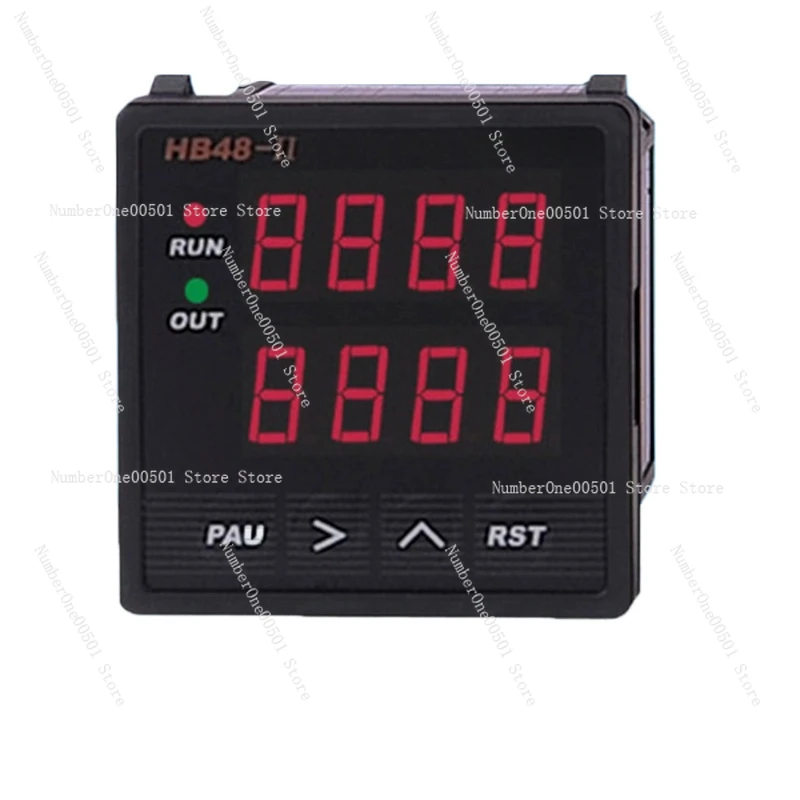 Counter HB48-II intelligent double digital display time relay HB48P timer automatic pulse