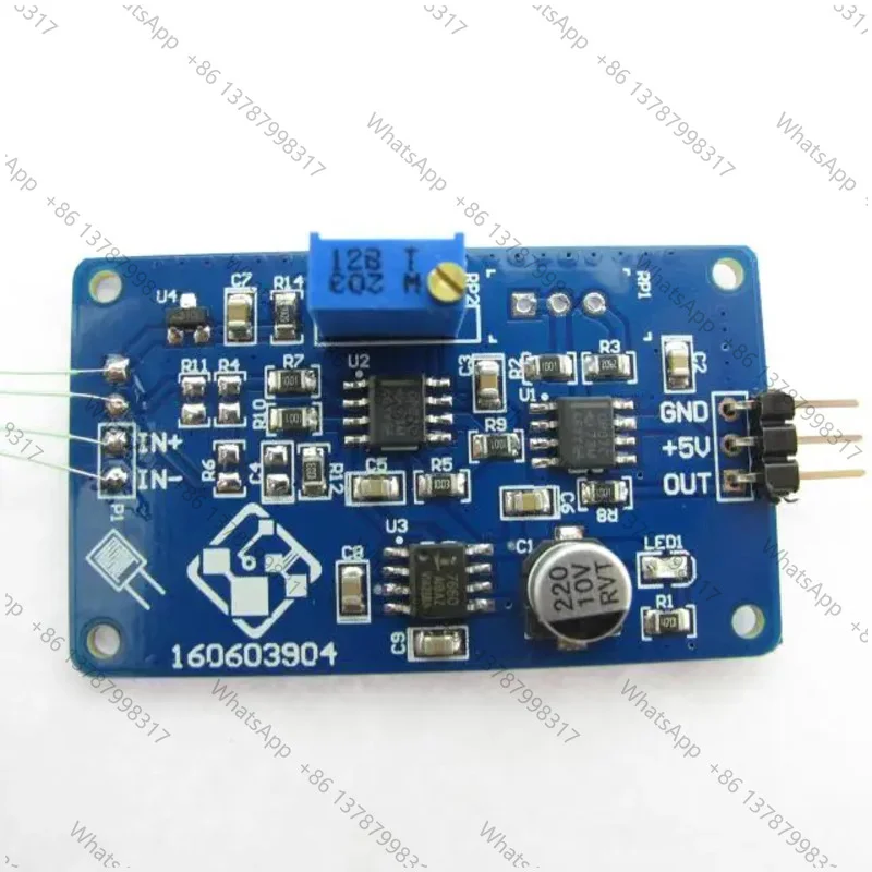 Full-bridge Strain Gauge 350 Ohm Weighing Pressure Bending Steel Bending Amplification Detection Module