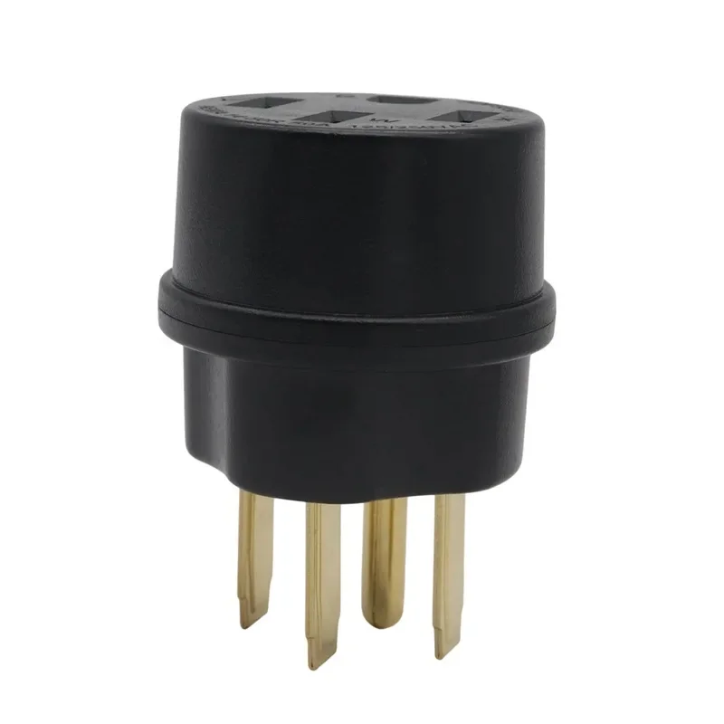 50A RV power conversion plug NEMA14-50R four-hole in-line socket
