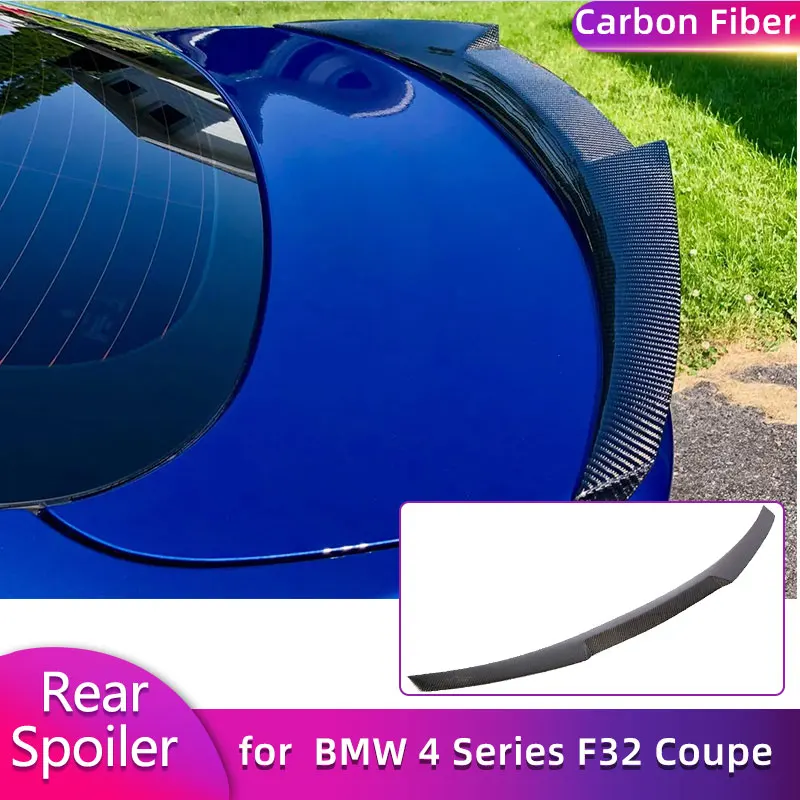 Carbon Fiber Rear Trunk Spoiler Wings for BMW 4 Series F32 Coupe 2014-2019 Car Racing Rear Spoiler Boot Trunk Wing Lip Body Kit