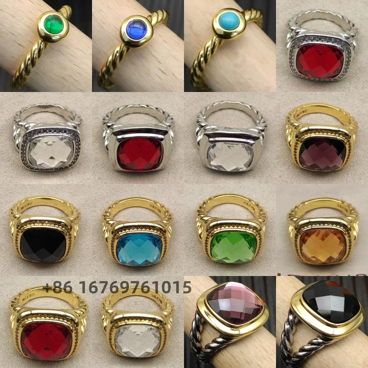 2026 New Ring High Quality Fashion Crystal Inlaid Ring Wedding Proposal Ring Holiday Gift Suitable for Both Men and Women JZ14