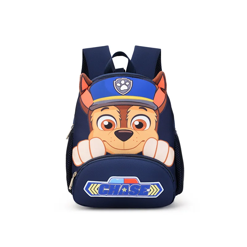 New children& backpack boys and girls cartoon animation kindergarten schoolbag 2-5 years old nylon load-reducing backpack