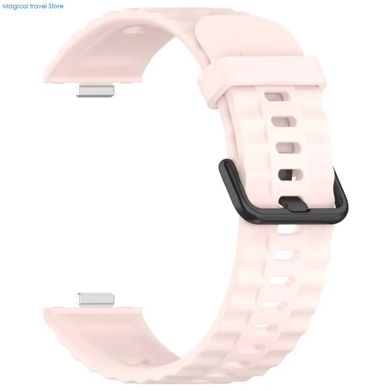 N2UB Waterproof Sweatproof Belt Silicone Band Bracelets for Watch Fit 4 Gym Workout Comfortable Wear Wristband All Day Fit