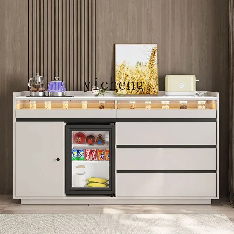 intelligent ice bar cabinet, tea bar machine, household integrated cabinet, side cabinet, small desktop with disinfection