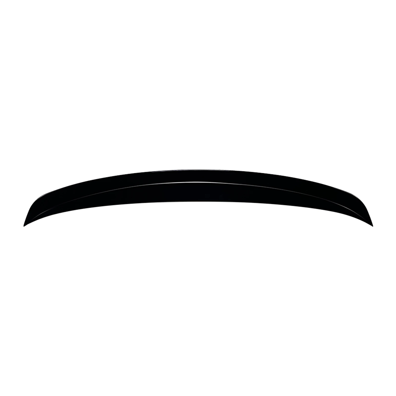 For Mercedes Benz C Class Estate / Wagon S206 2022-2024 Rear Roof Spoiler Wing Carbon Fiber Look/Gloss Black Trunk Splitter Lip