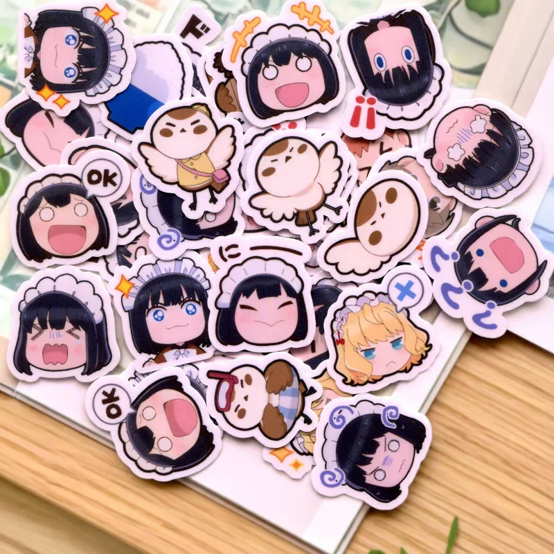 40pcs/pack The Food Diary of Miss Maid 2-3cm waterproof book pc sticker