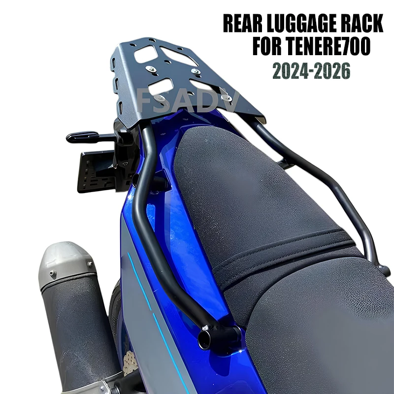 Tenere700 2025 Rear Luggage Rack Top Case Rear Rack Carrier For Yamaha Tenere 700 XTZ700 Tenere700 2024 Motorcycle Accessories