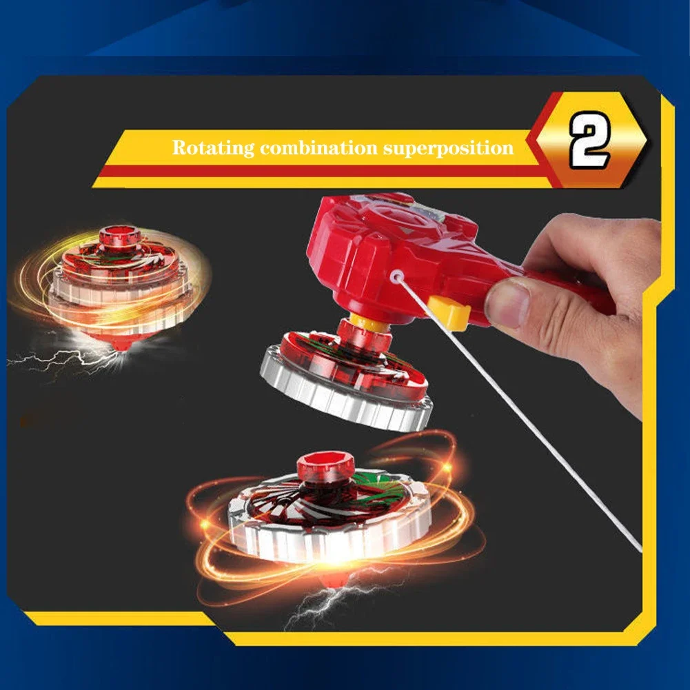 Juguetes De giroscopio de cuchilla para niños, fusión, Beyblade Burst Evolution, demolición 4D, lanzador de Beyblade, Batalla, juguetes competitivos