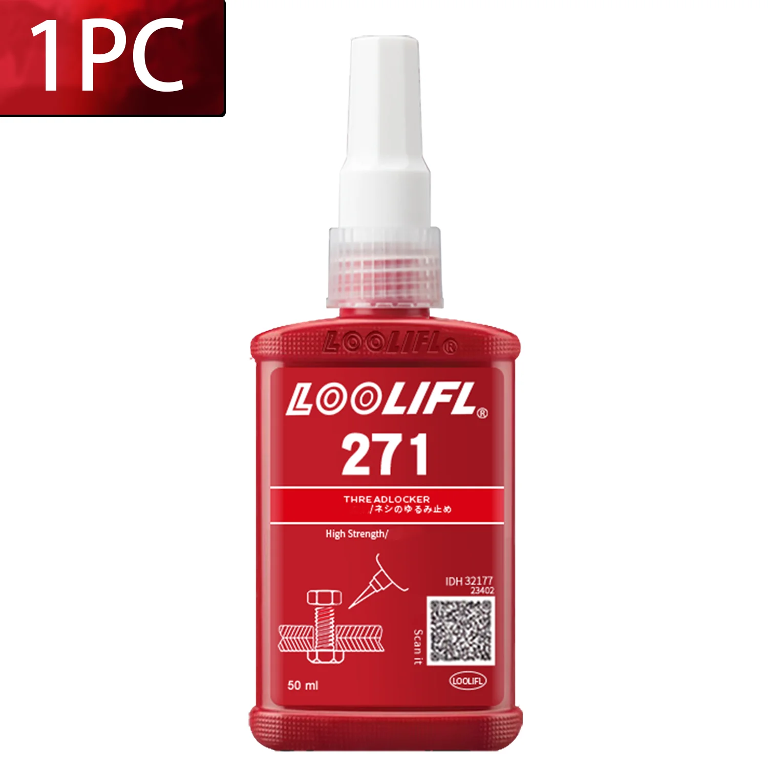 243 271 50ml Threadlocker Anaerobe lijmen Anti-losse schroeflijmen Bevestiging Snel uithardend draadborgmiddel Afdichtmiddel voor schroeven