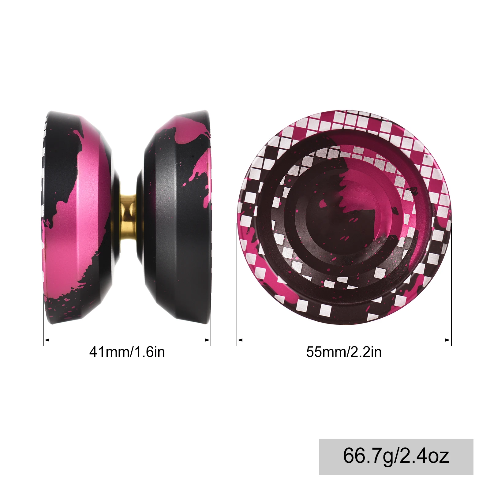 Yoyoball professionnel en alliage d'aluminium réactif avec roulement insensible débutants Yo Yo Ball Yo Yo Yo