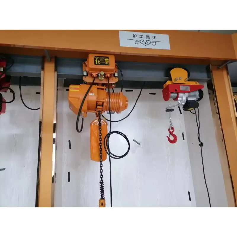 1ton 1.5ton 5 Ton 7.5ton 10 Ton 12 Ton Hsy Electric Chain Hoist With Electric Trolley