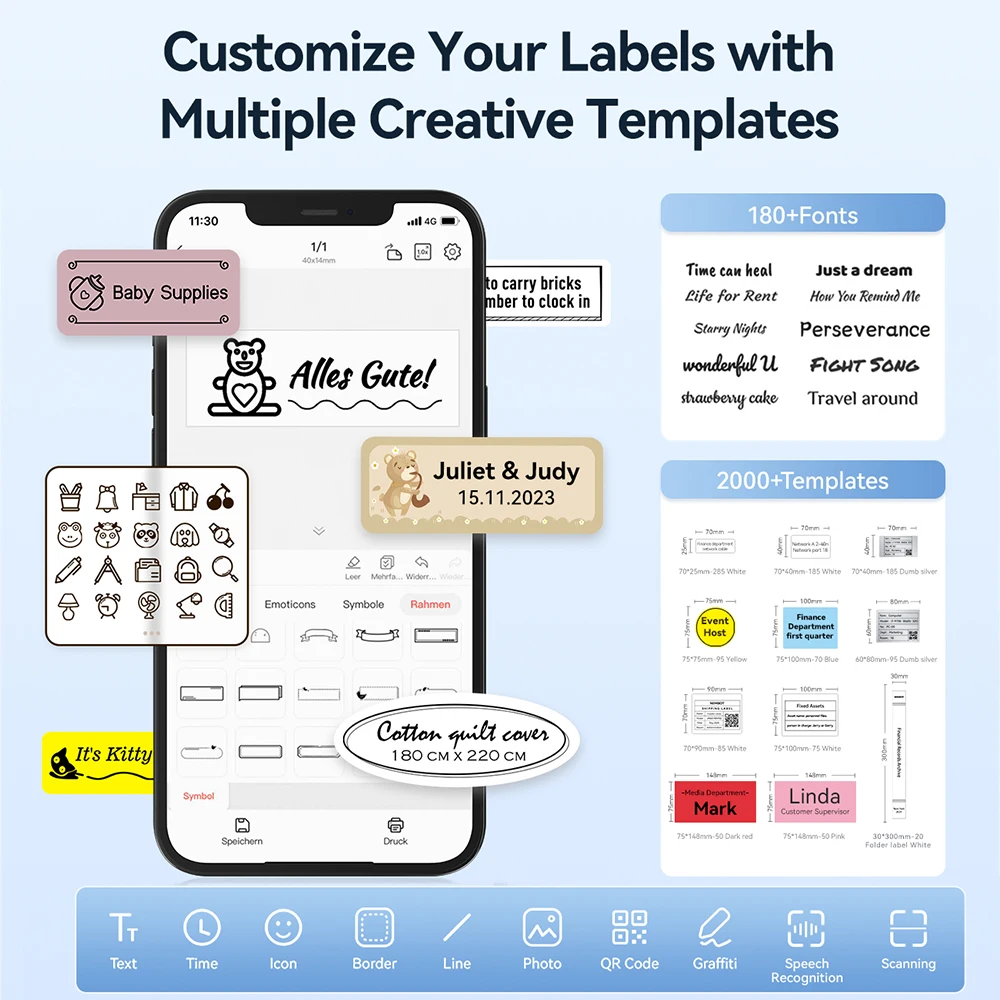 Etykieta termoprzylepna do NiiMbot /B3S/B31/B4 Duży Rozmiar 60-70mm Szerokość Etykieta Biznesowa Papier do Naklejek z Kodami Kreskowymi