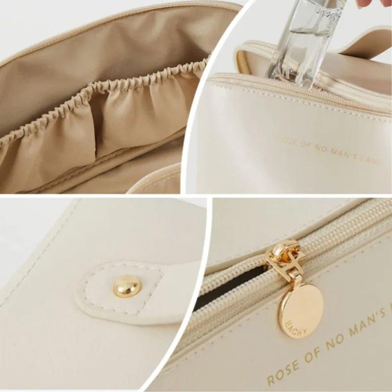 High Appearance Level Waterproof Clutch Bag Makeup Bag Portable Large Capacity Beauty and Skincare Storage Bag