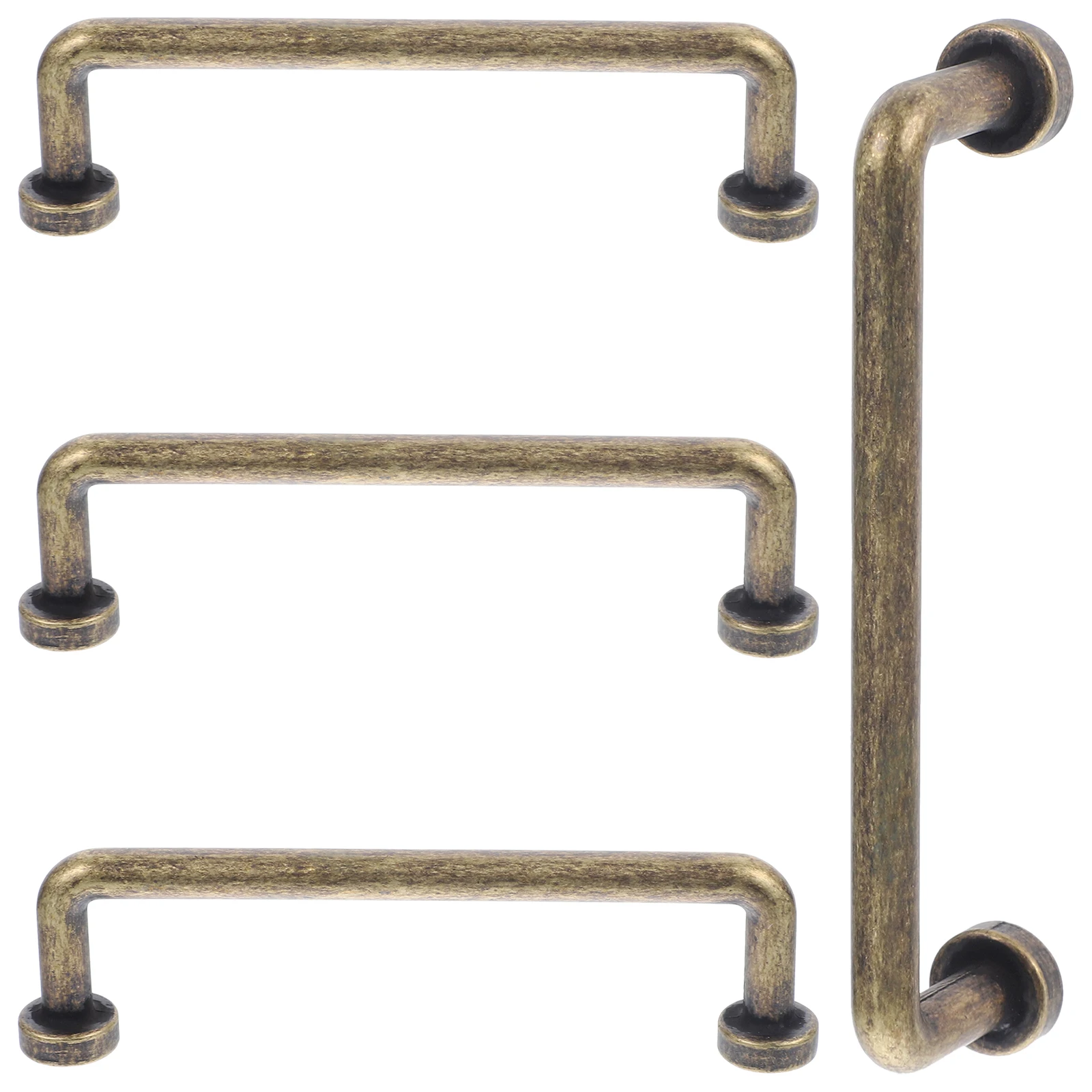 

4pcs Cabinet Door Handle Wardrobe Dresser Drawer Handles Kitchen Cupboard Zinc Alloy Pull Furniture Hardware Storage Closet