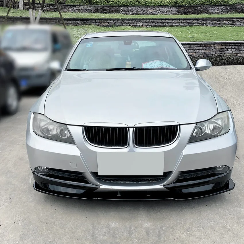 For BMW 3 Series E90 E91 320i 330i 2005-2008 Front Bumper Spoiler Lip Lower Body Kit Diffuser Splitter Tuning Guard - view 6